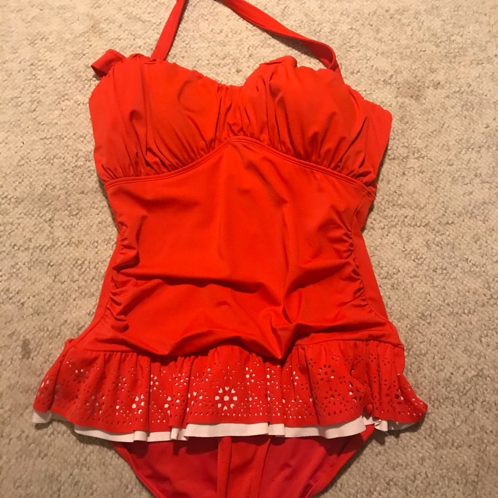 Orange Bathing Suit